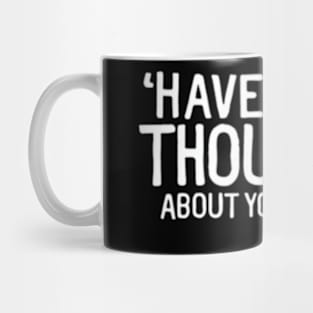 Have you ever thought about your sins? Mug